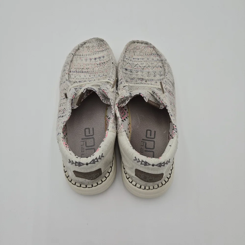 Hey Dude Wendy Rise Boho White Size 10